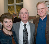 Greg Gosfield with Linda and David Glickstine