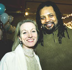 Jeanne Ruddy and Rennie Harris